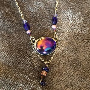 Stunning glass bohemian bead necklace